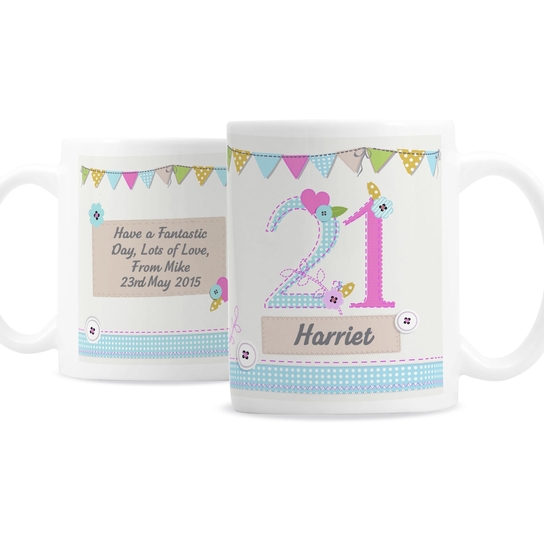Personalised Birthday Craft Mug - MK&JD Gifts