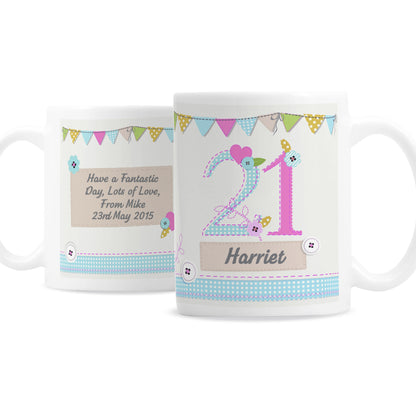Personalised Birthday Craft Mug - MK&JD Gifts