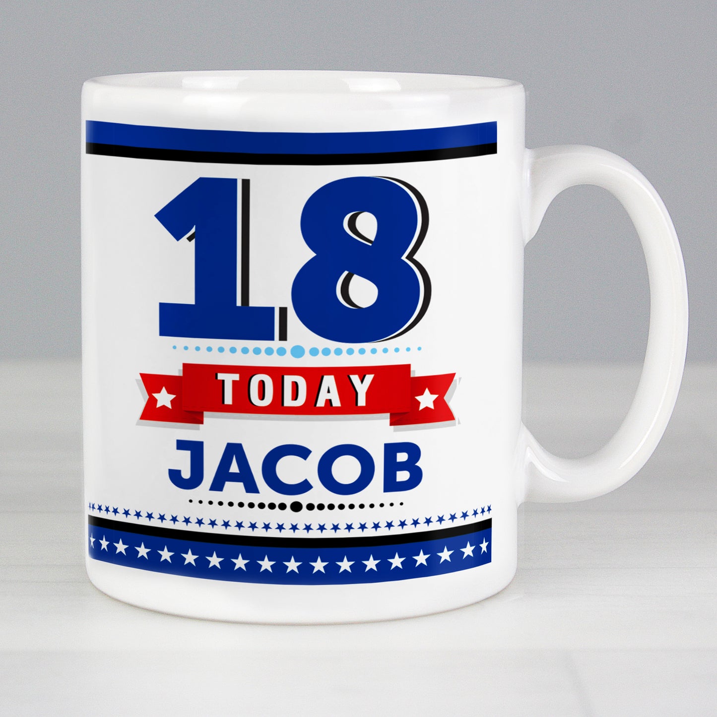 Personalised Birthday Star Mug - MK&JD Gifts