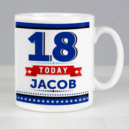 Personalised Birthday Star Mug - MK&JD Gifts