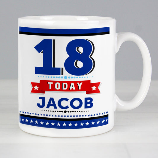 Personalised Birthday Star Mug - MK&JD Gifts