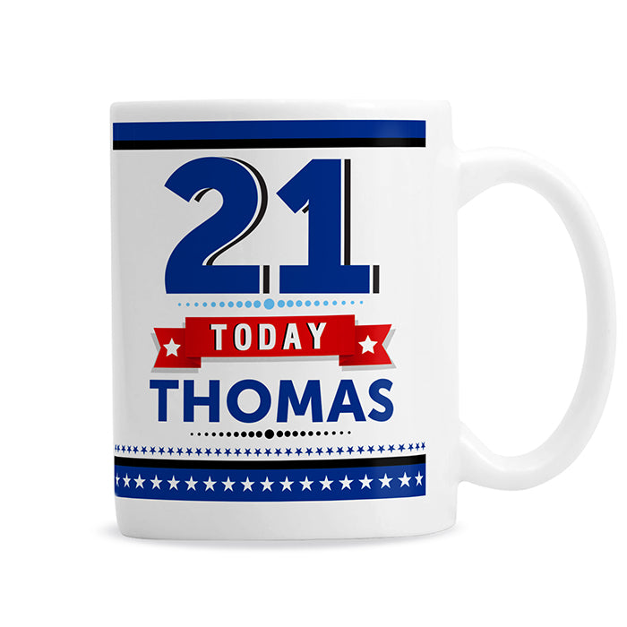 Personalised Birthday Star Mug - MK&JD Gifts