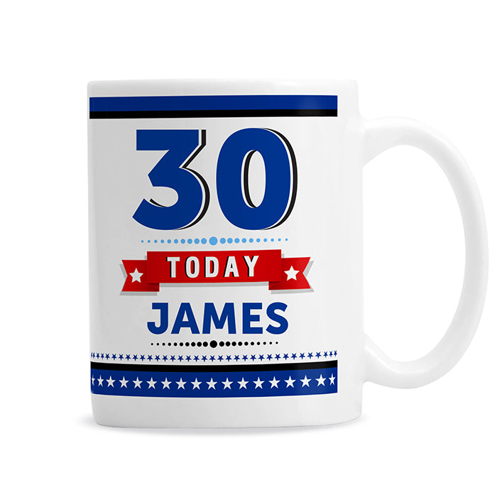 Personalised Birthday Star Mug - MK&JD Gifts