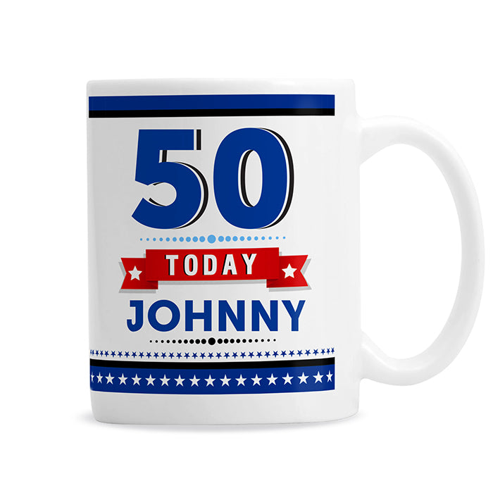 Personalised Birthday Star Mug - MK&JD Gifts