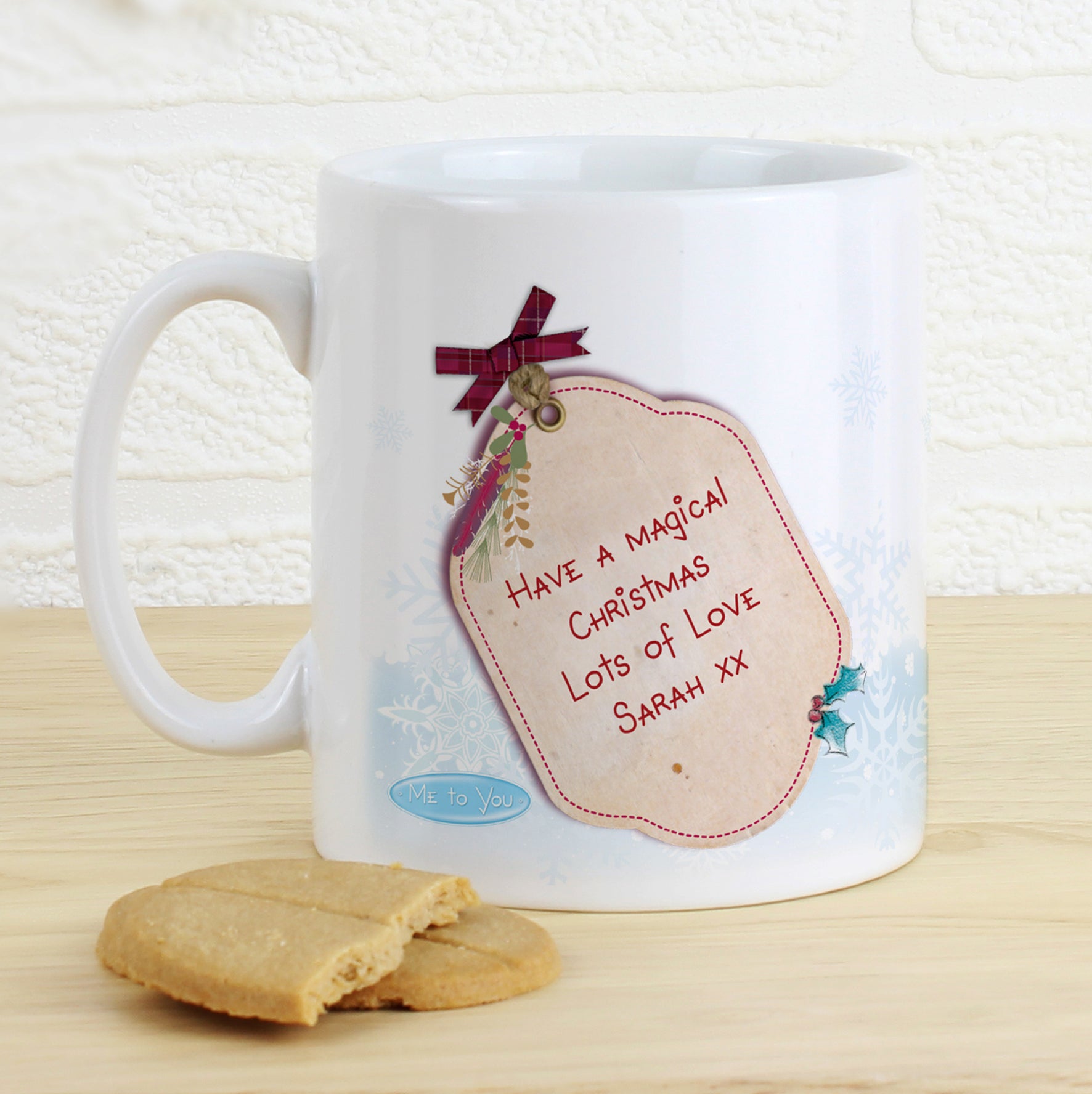 Personalised Me To You Christmas Mug - MK&JD Gifts
