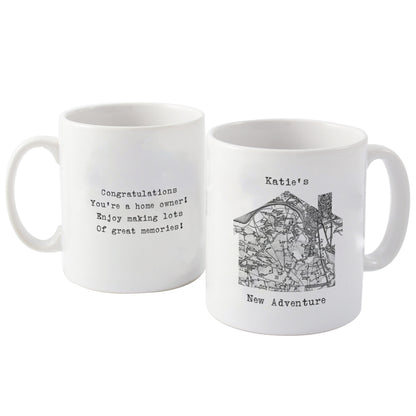 Personalised 1805 - 1874 Old Series Map Home Mug - MK&JD Gifts