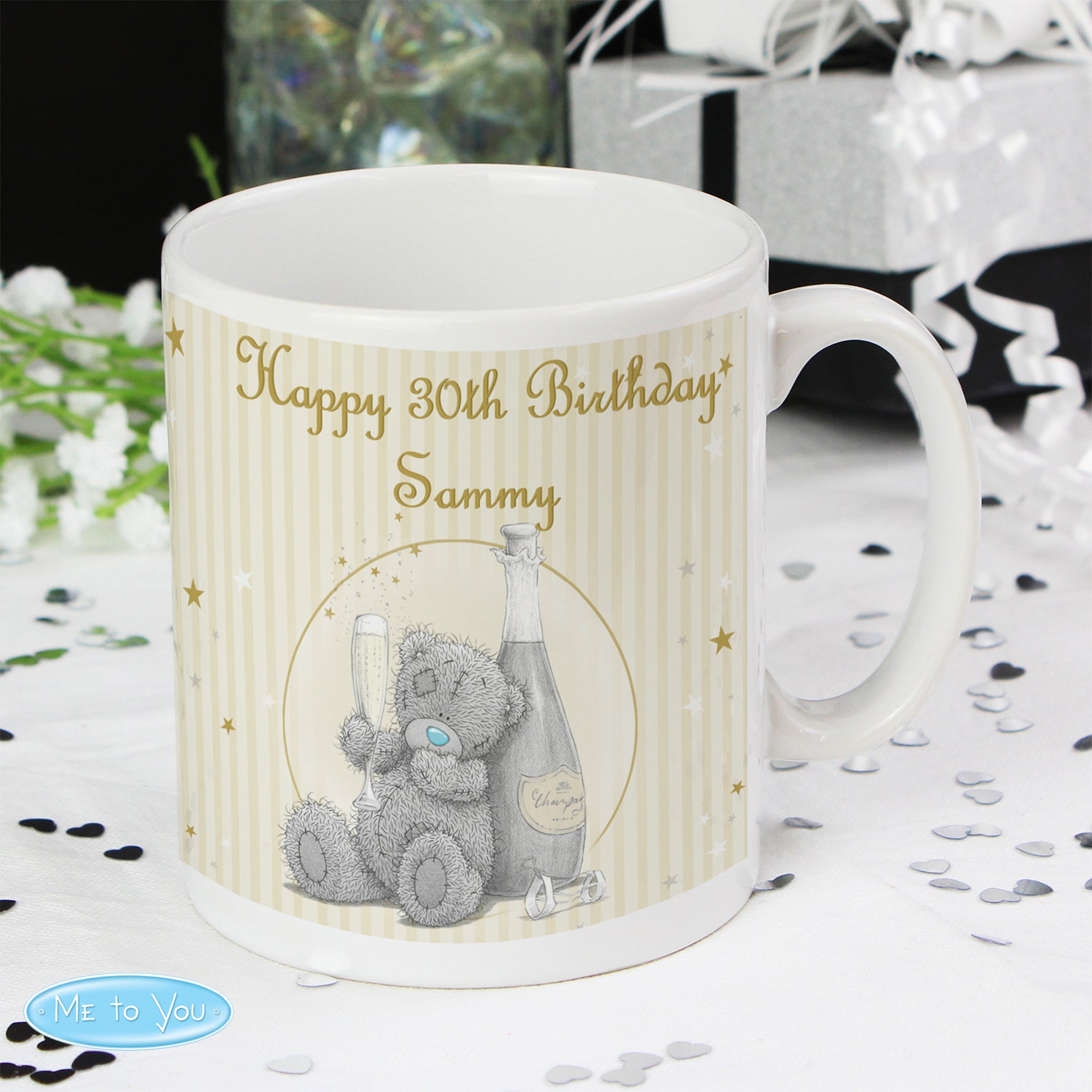 Personalised Me To You Gold Stars Mug - MK&JD Gifts