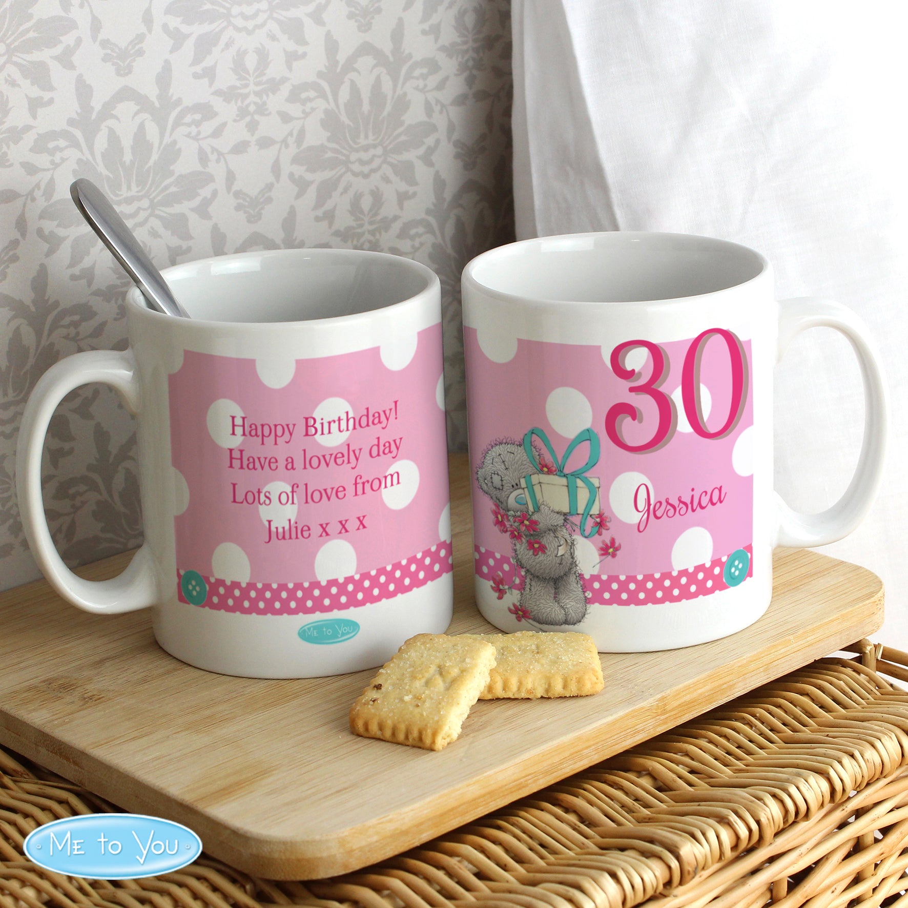 Personalised Me To You Birthday Big Age Female Mug - MK&JD Gifts