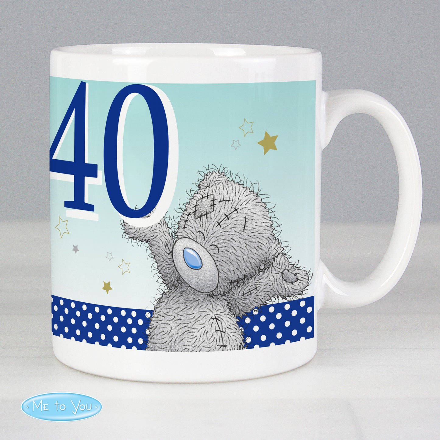 Personalised Me To You Birthday Big Age Male Mug - MK&JD Gifts