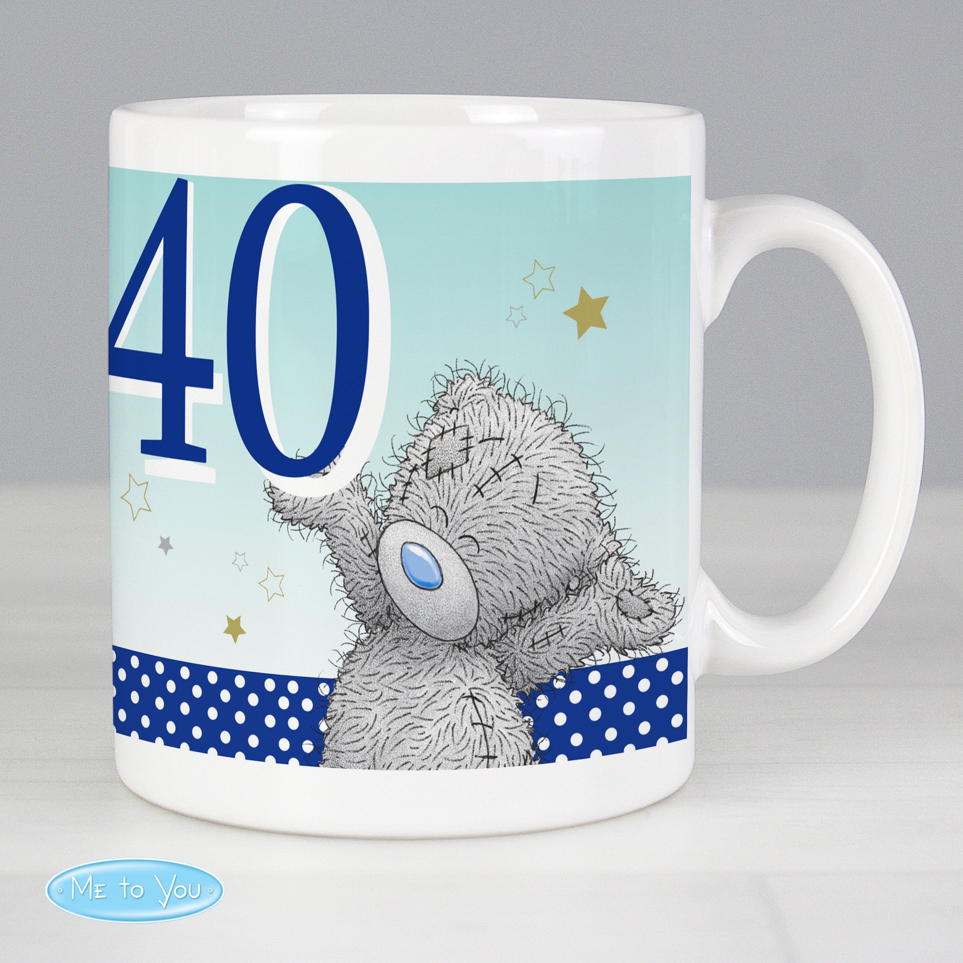 Personalised Me To You Birthday Big Age Male Mug - MK&JD Gifts