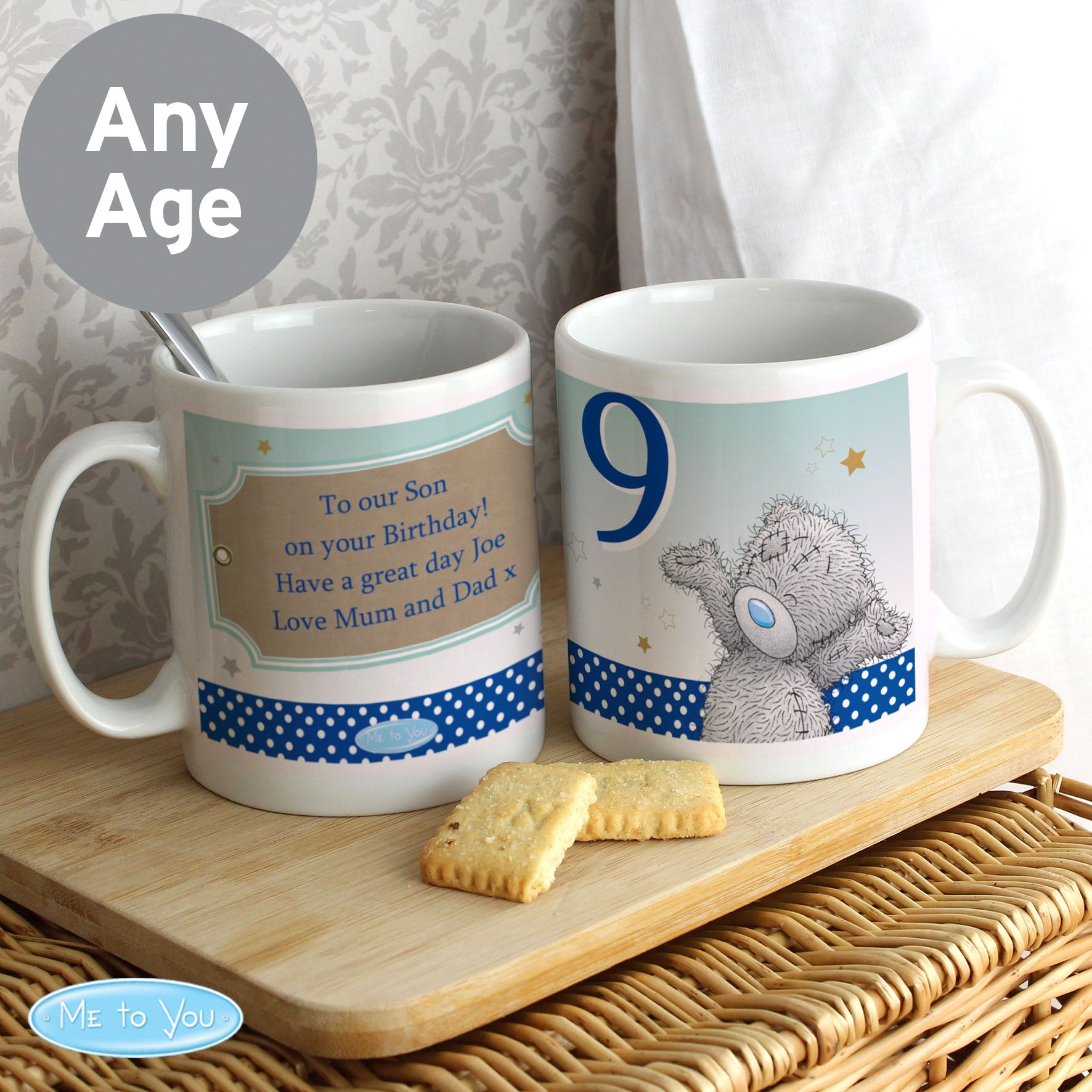 Personalised Me To You Birthday Big Age Male Mug - MK&JD Gifts