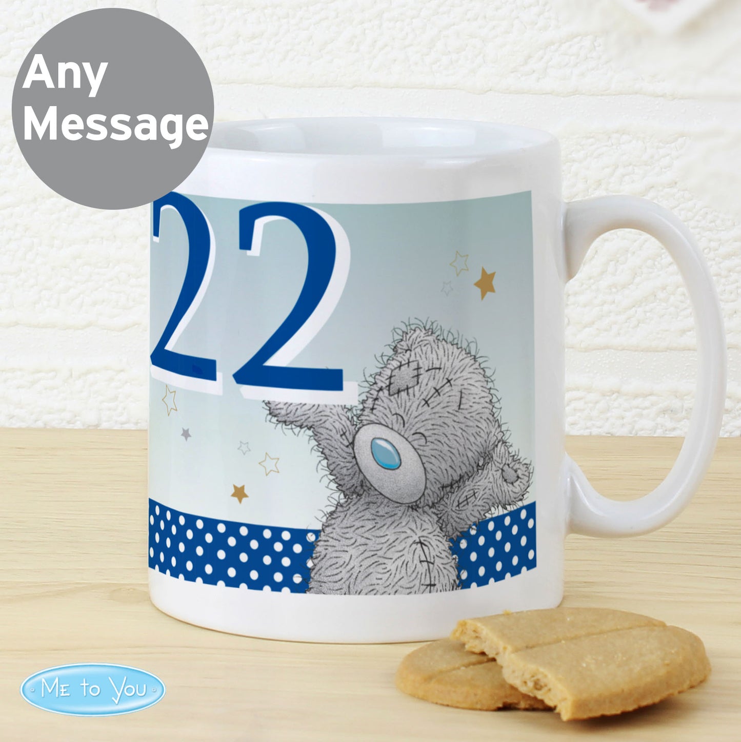 Personalised Me To You Birthday Big Age Male Mug - MK&JD Gifts
