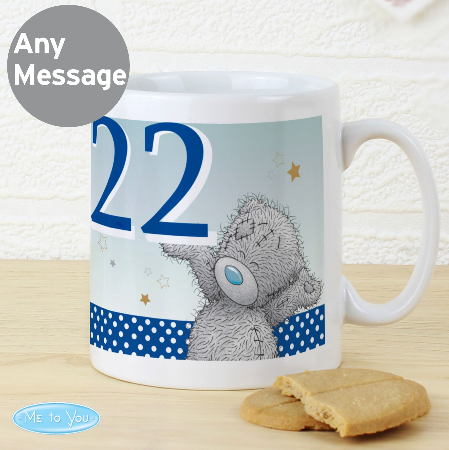 Personalised Me To You Birthday Big Age Male Mug - MK&JD Gifts
