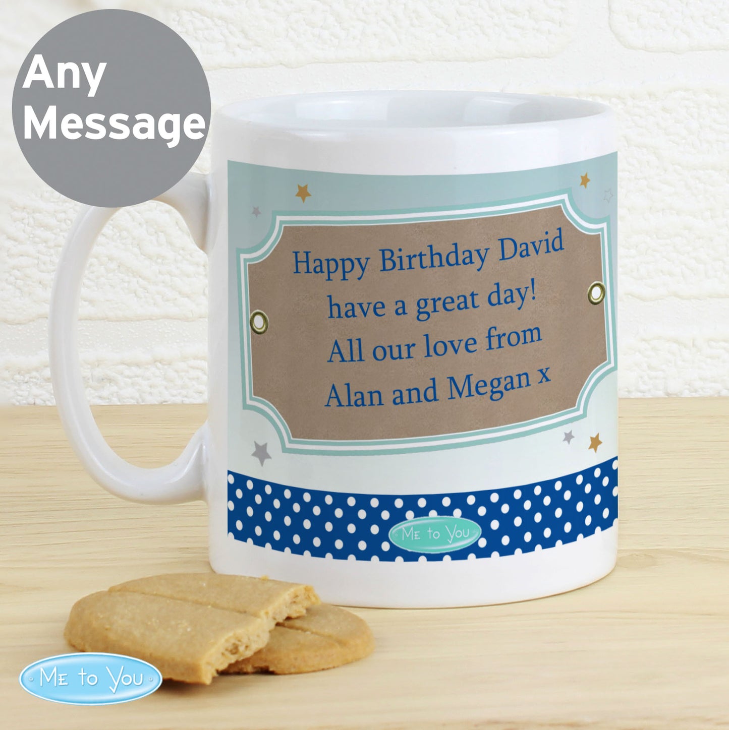 Personalised Me To You Birthday Big Age Male Mug - MK&JD Gifts