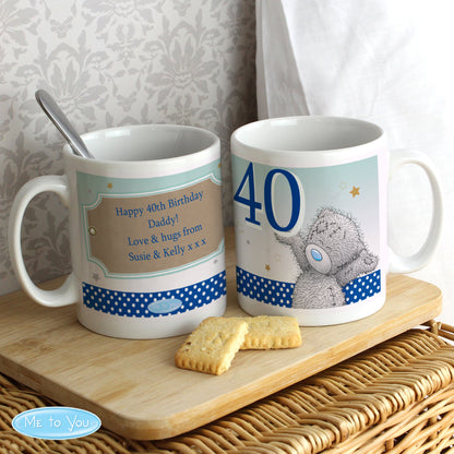 Personalised Me To You Birthday Big Age Male Mug - MK&JD Gifts