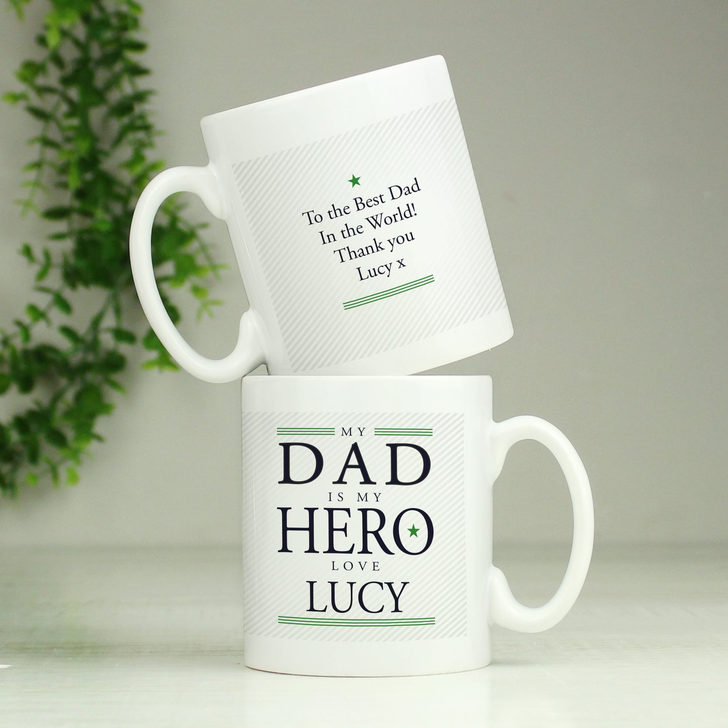 Personalised My Dad is My Hero Mug - MK&JD Gifts