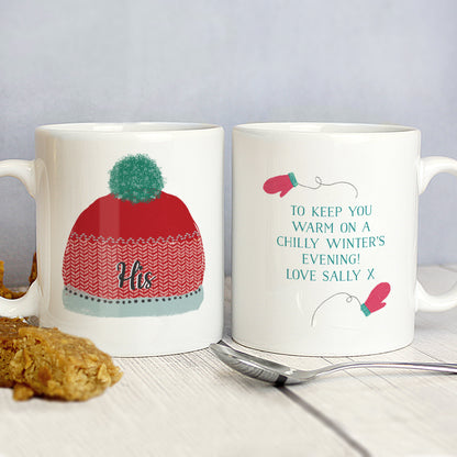 Personalised Woolly Hats Mug Set - MK&JD Gifts