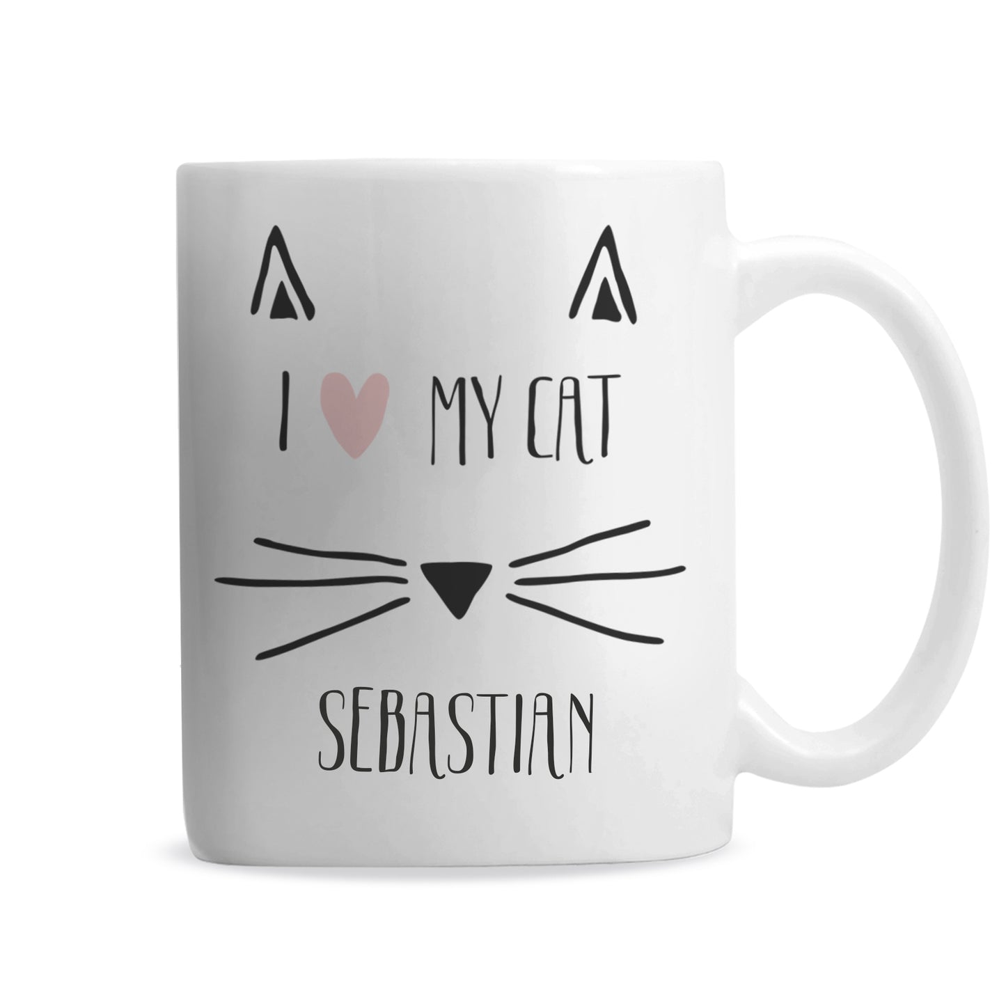 Personalised Cat Features Mug - MK&JD Gifts