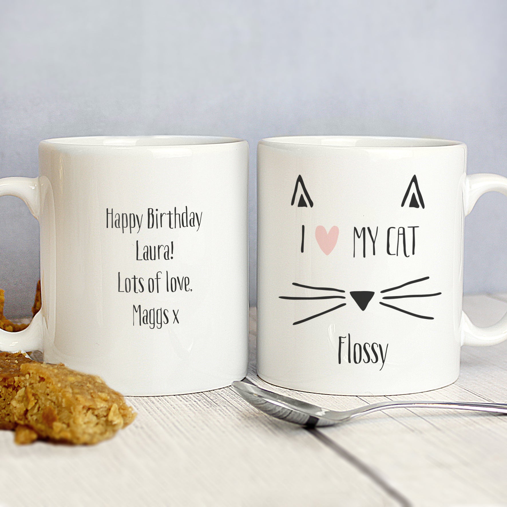 Personalised Cat Features Mug - MK&JD Gifts