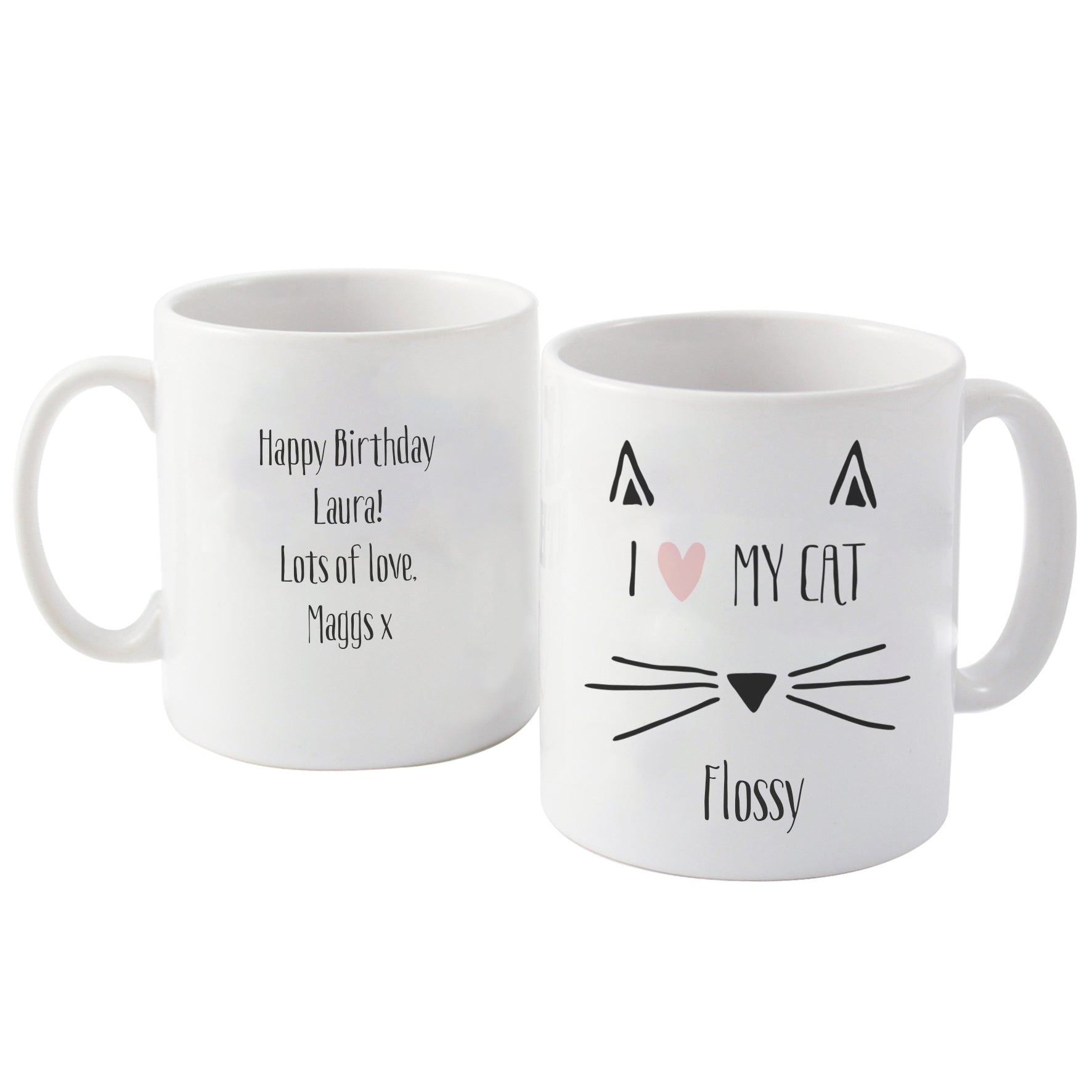Personalised Cat Features Mug - MK&JD Gifts