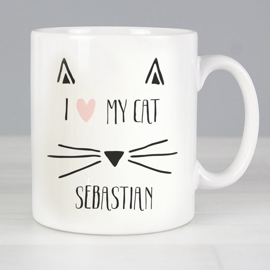 Personalised Cat Features Mug - MK&JD Gifts