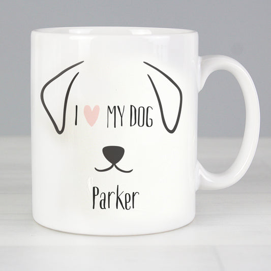 Personalised Dog Features Mug - MK&JD Gifts