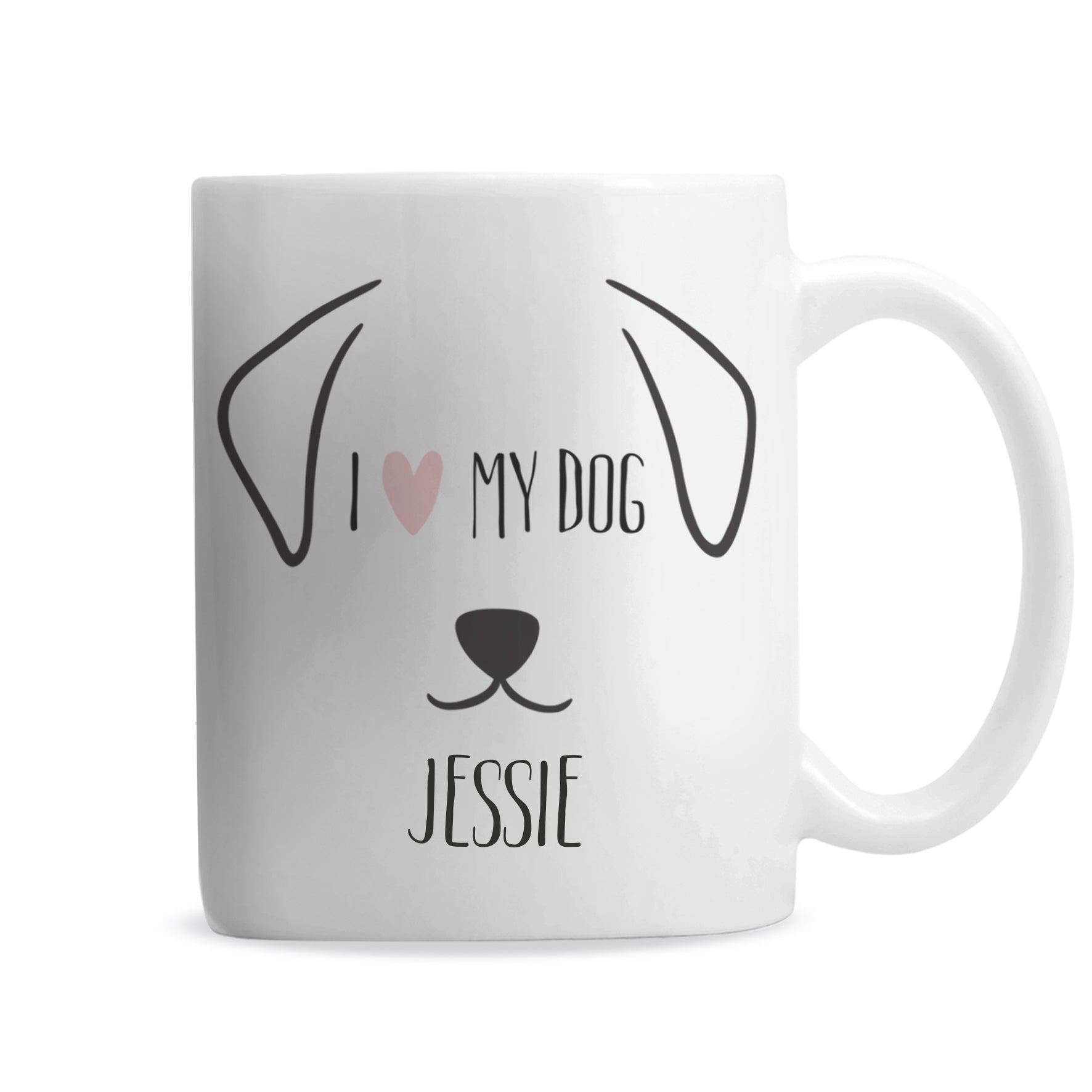 Personalised Dog Features Mug - MK&JD Gifts