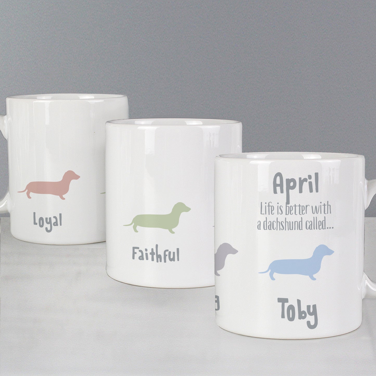 Personalised Dachshund Dog Breed Mug - MK&JD Gifts