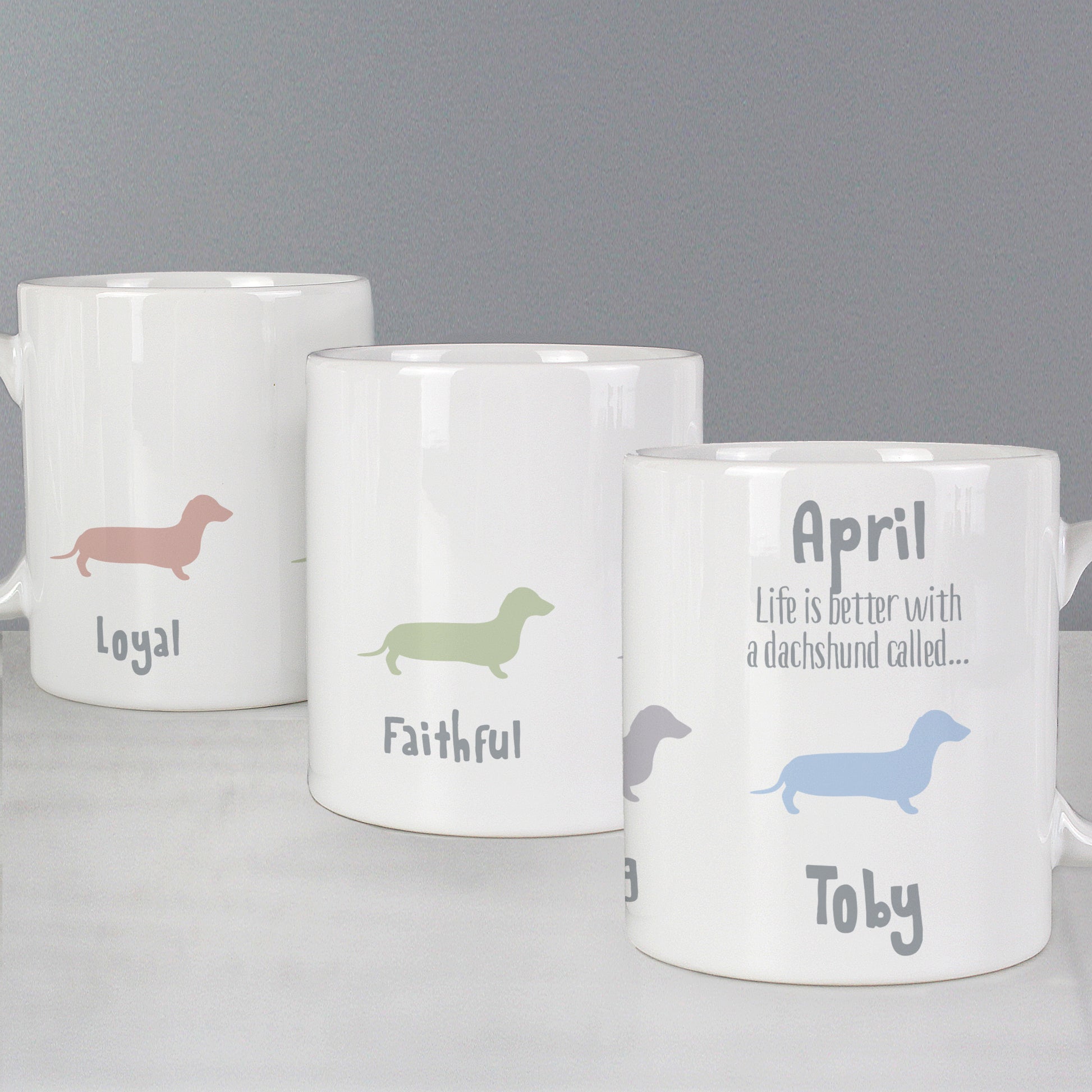 Personalised Dachshund Dog Breed Mug - MK&JD Gifts