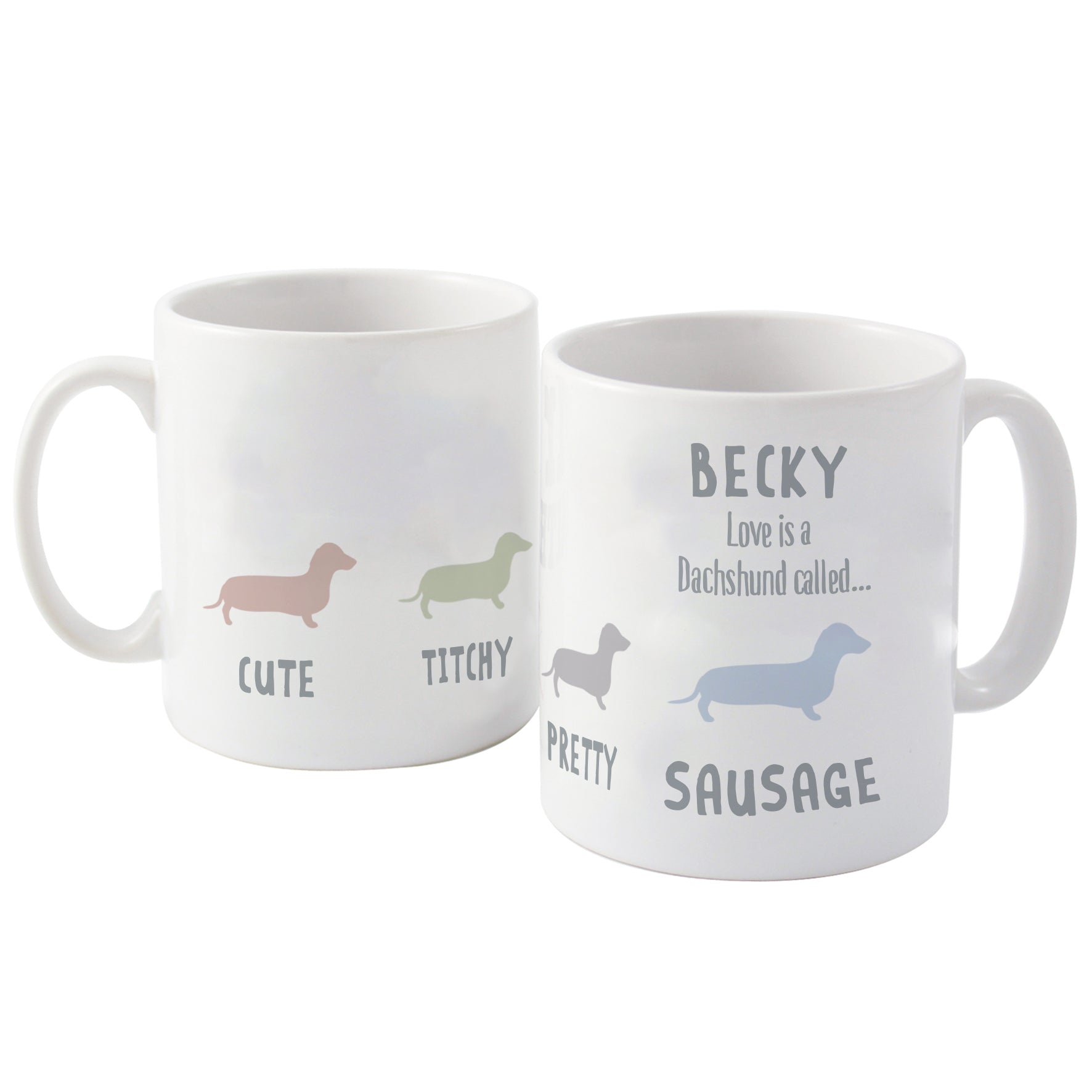 Personalised Dachshund Dog Breed Mug - MK&JD Gifts