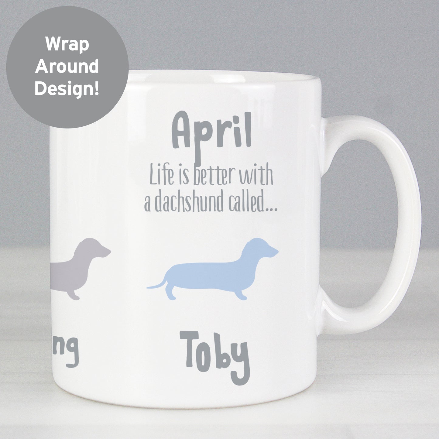 Personalised Dachshund Dog Breed Mug - MK&JD Gifts