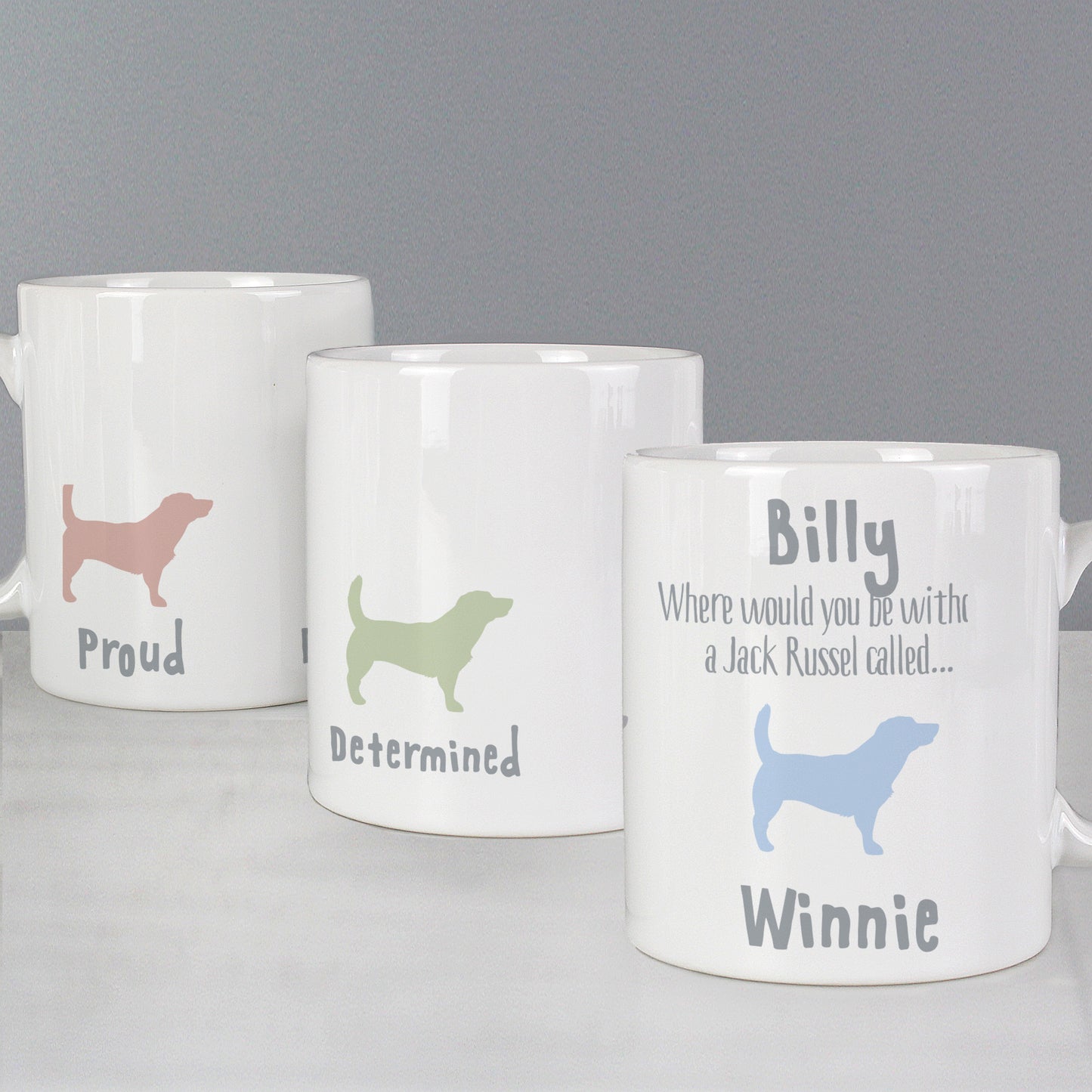 Personalised Jack Russell Dog Breed Mug - MK&JD Gifts