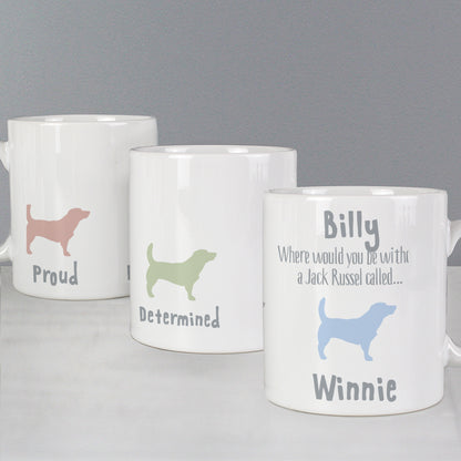 Personalised Jack Russell Dog Breed Mug - MK&JD Gifts