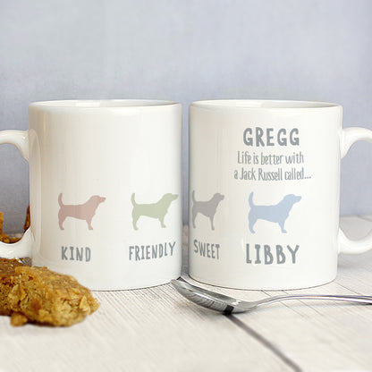 Personalised Jack Russell Dog Breed Mug - MK&JD Gifts