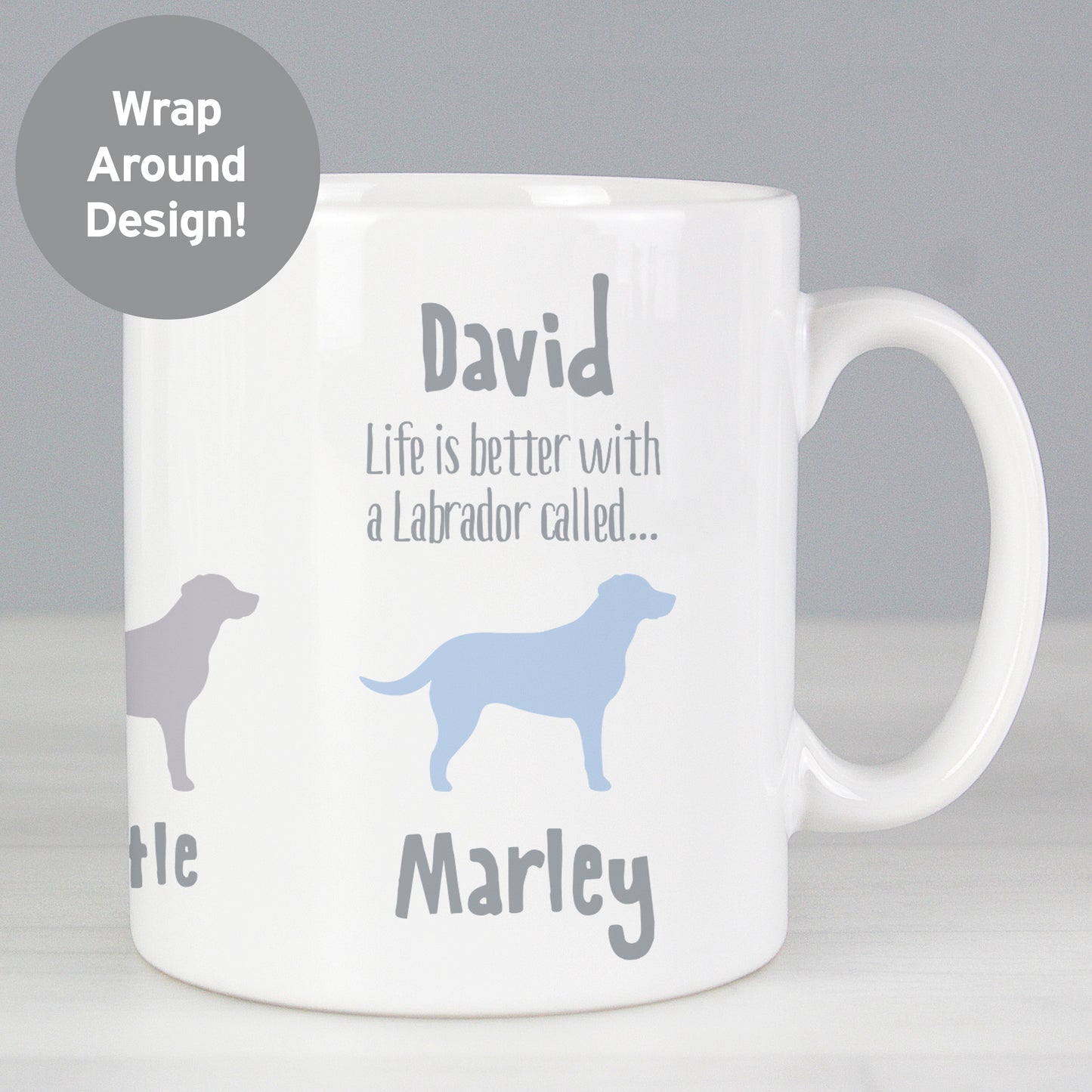 Personalised Labrador Dog Breed Mug