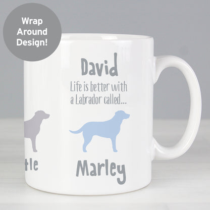 Personalised Labrador Dog Breed Mug - MK&JD Gifts