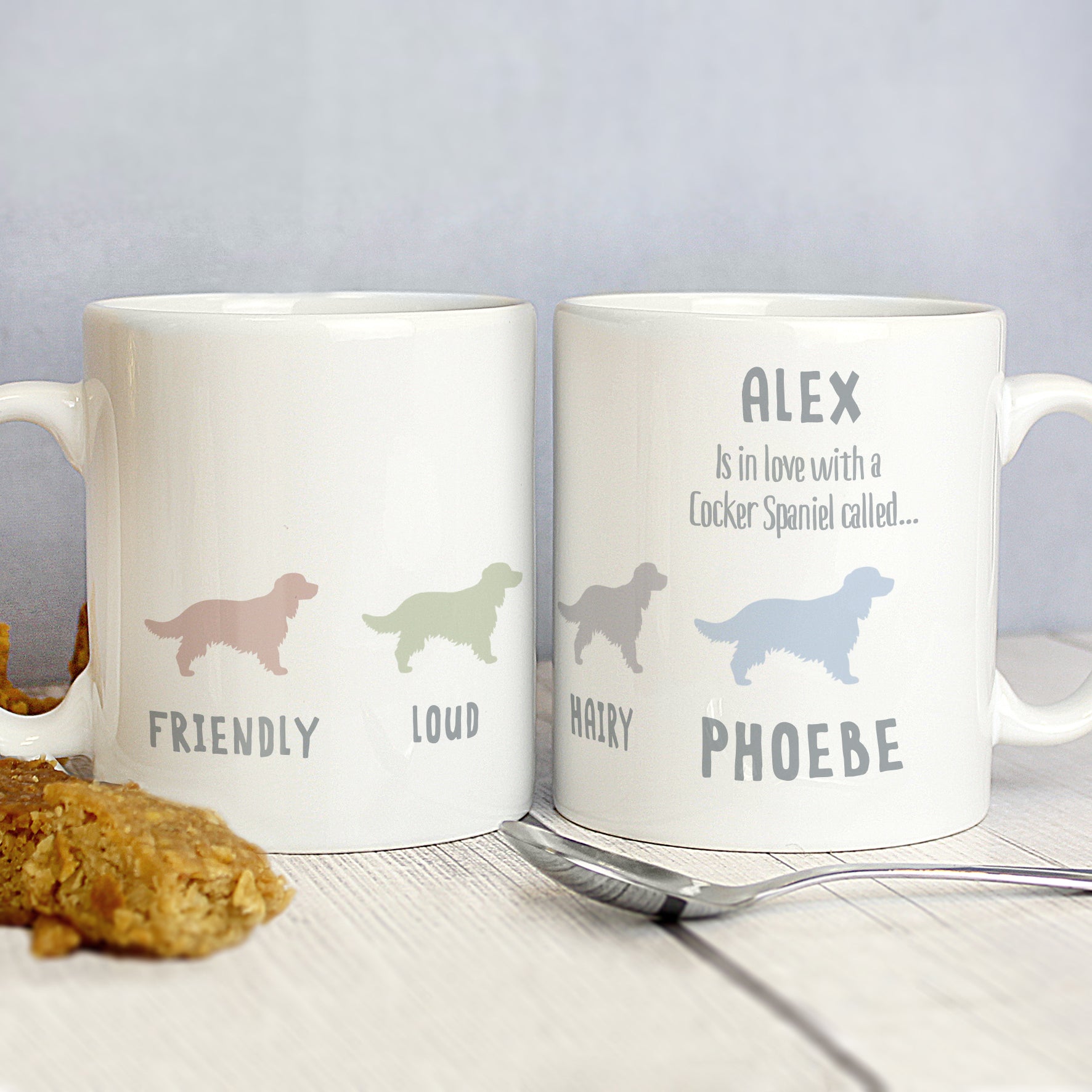 Personalised Cocker Spaniel Dog Breed Mug - MK&JD Gifts