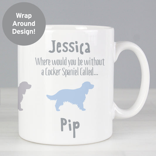 Personalised Cocker Spaniel Dog Breed Mug - MK&JD Gifts