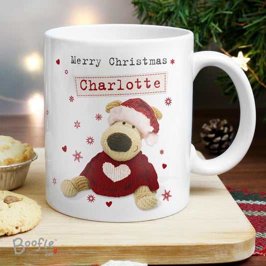 Personalised Boofle Christmas Love Mug - MK&JD Gifts