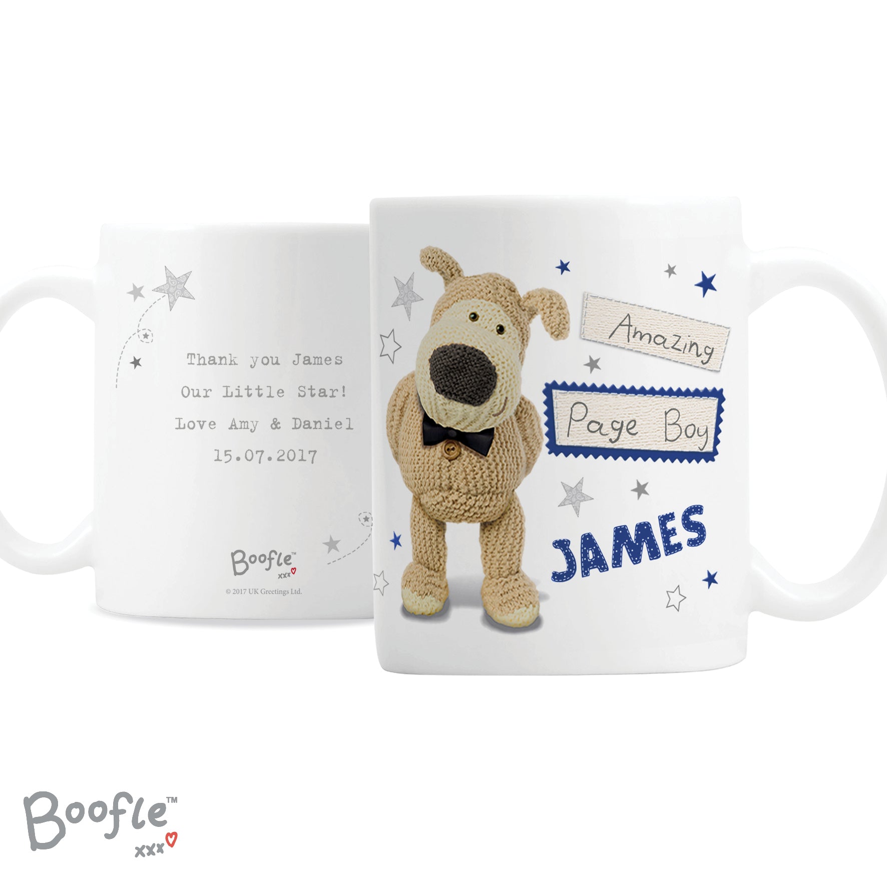 Personalised Boofle Male Wedding Mug - MK&JD Gifts