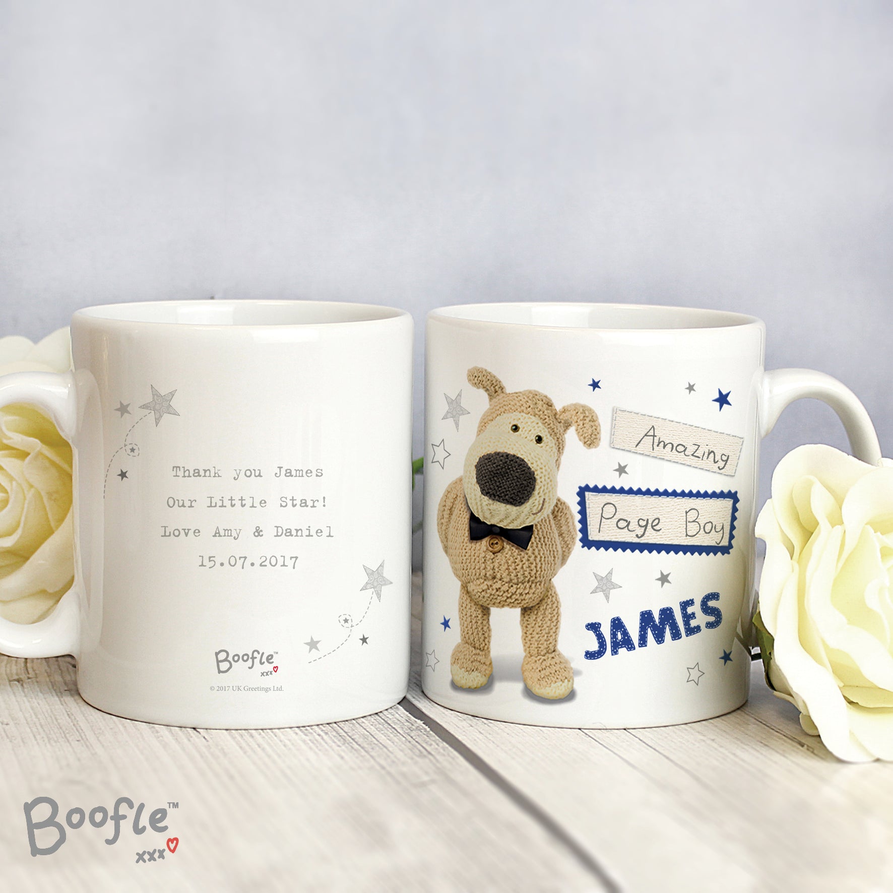 Personalised Boofle Male Wedding Mug - MK&JD Gifts
