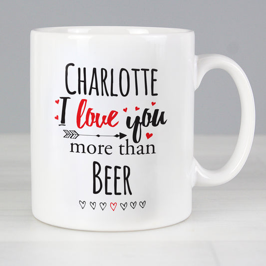 Personalised I Love You More Than... Mug - MK&JD Gifts