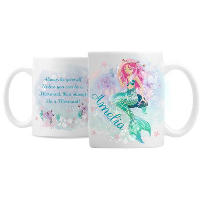 Personalised Mermaid Mug - MK&JD Gifts