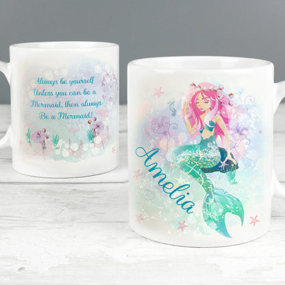 Personalised Mermaid Mug - MK&JD Gifts