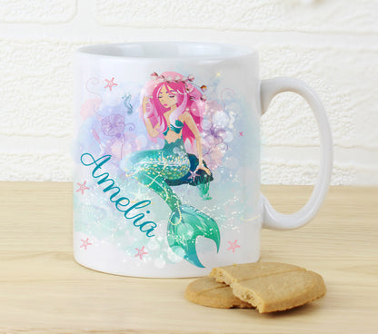 Personalised Mermaid Mug - MK&JD Gifts