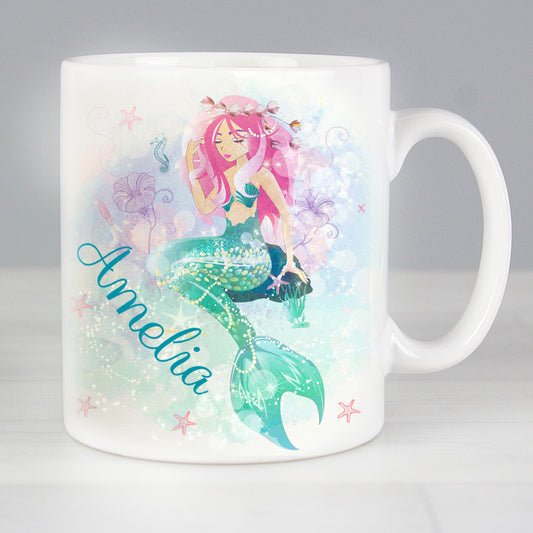 Personalised Mermaid Mug - MK&JD Gifts