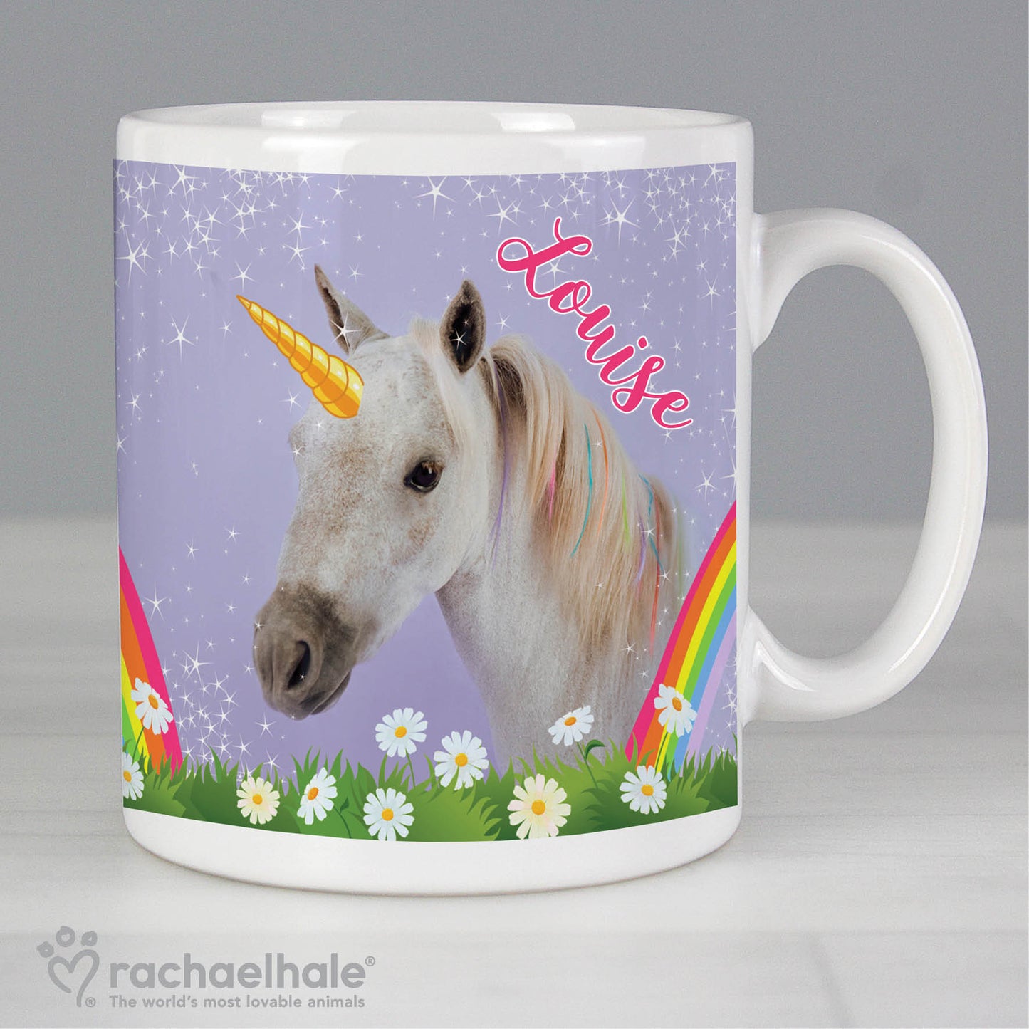 Personalised Rachael Hale Unicorn Mug - MK&JD Gifts