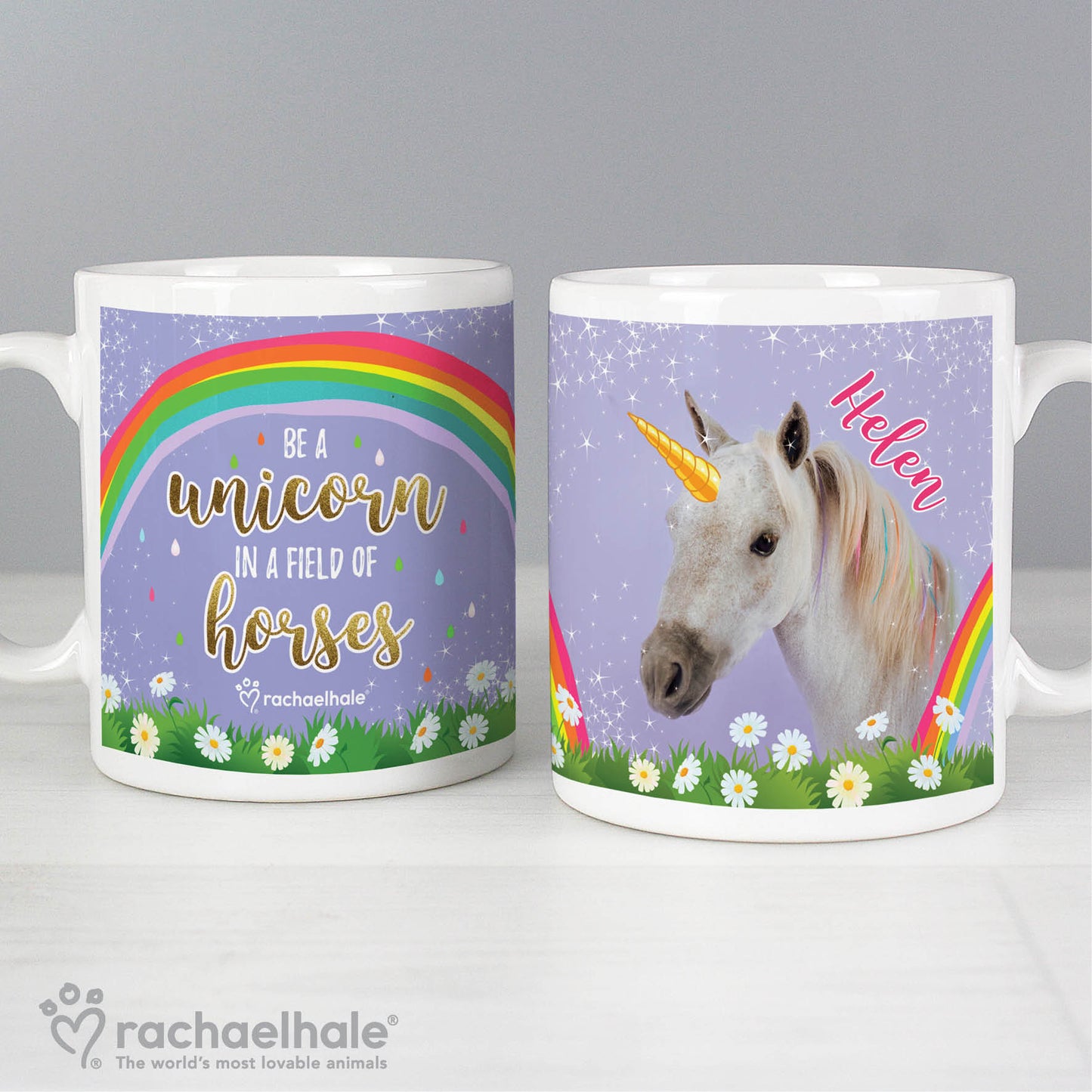 Personalised Rachael Hale Unicorn Mug - MK&JD Gifts