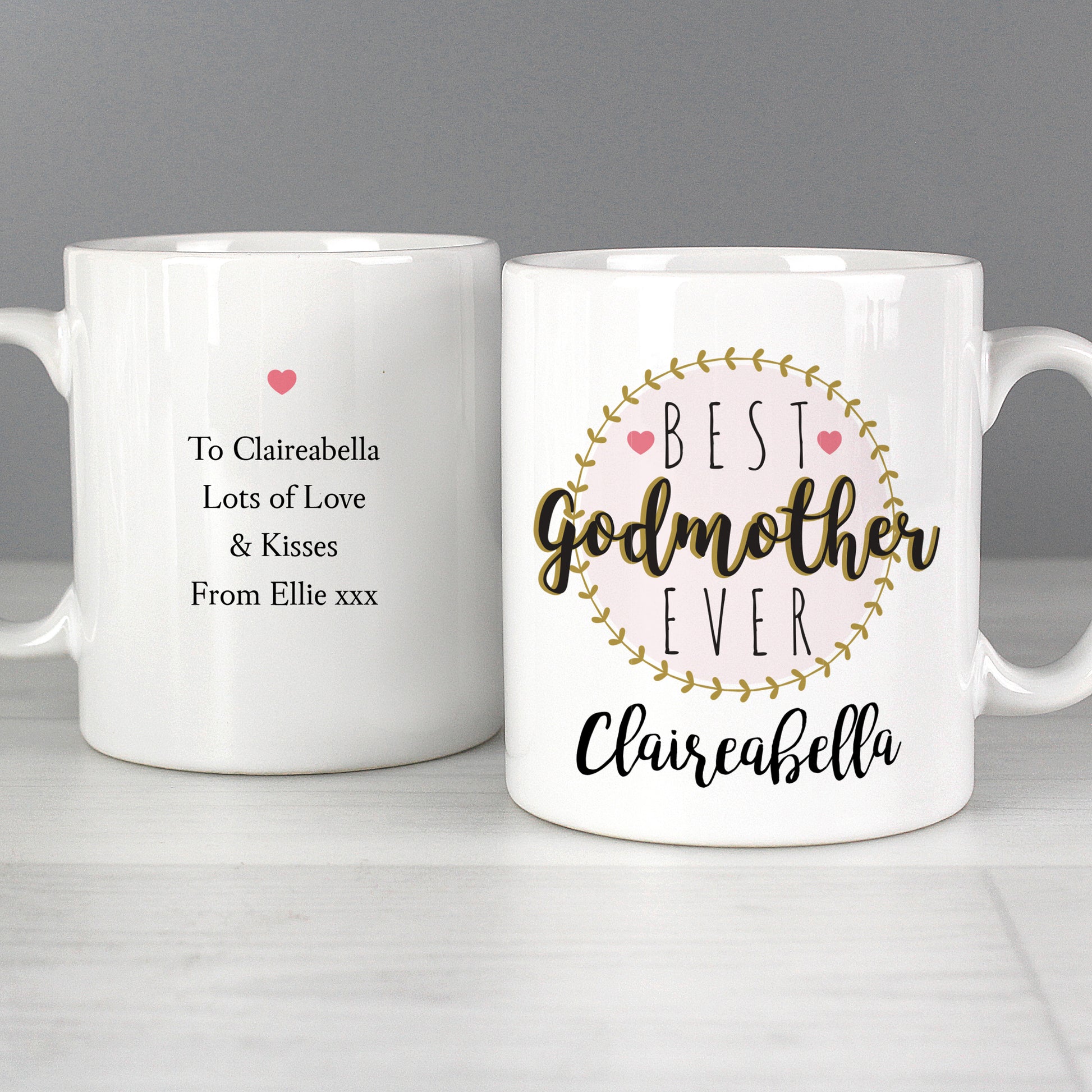Personalised 'Best Godmother' Mug - MK&JD Gifts