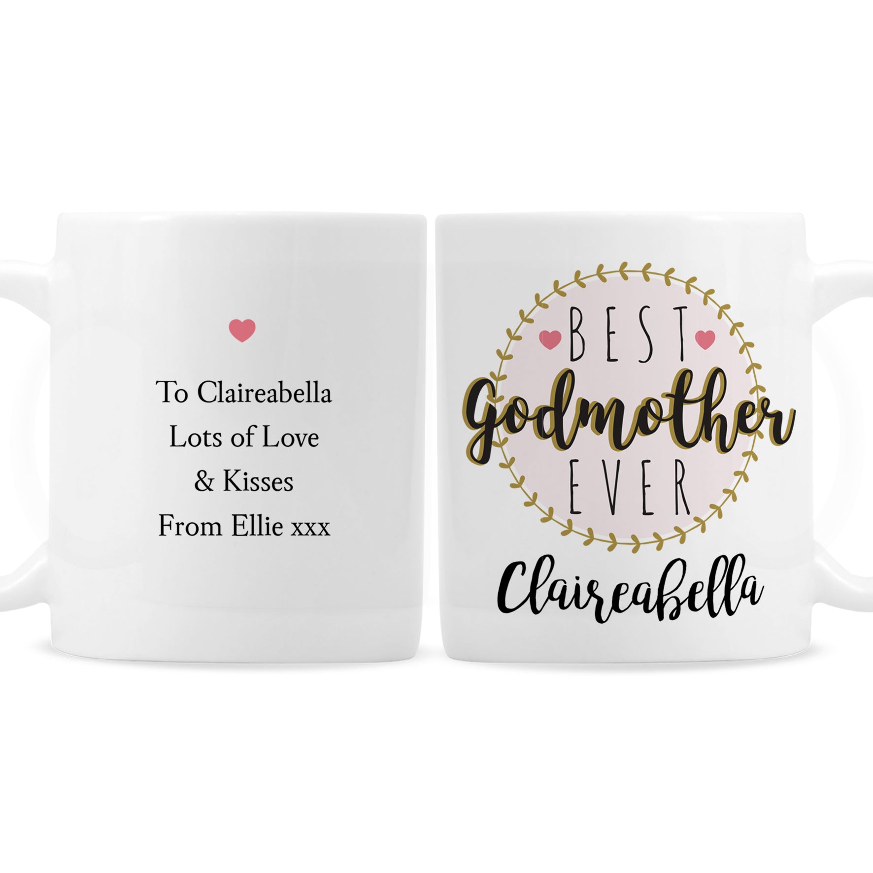 Personalised 'Best Godmother' Mug - MK&JD Gifts
